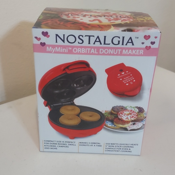Nostalgia Other Nwt Nostalgia Mymini Orbital Donut Maker Poshmark